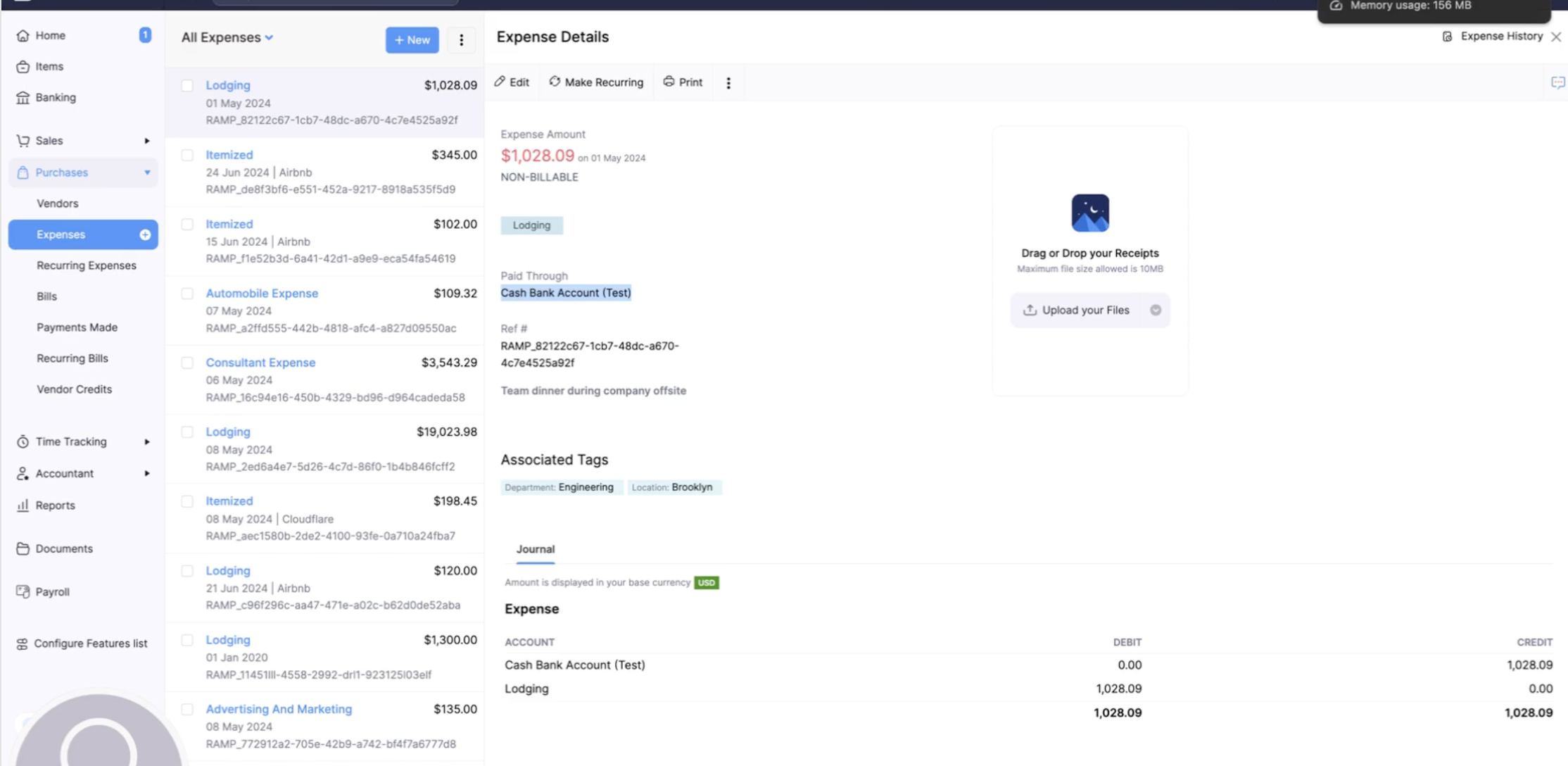 zoho books how reimbursements are synced.png