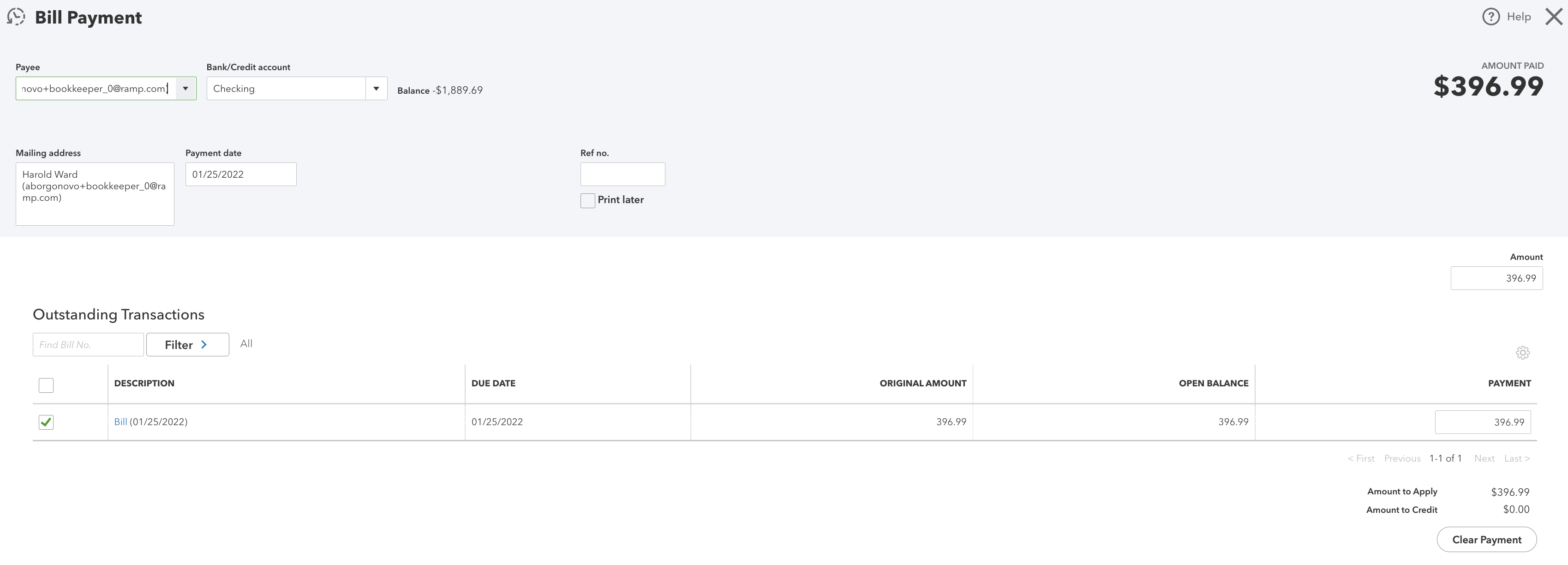 QuickBooks Online Overview Ramp