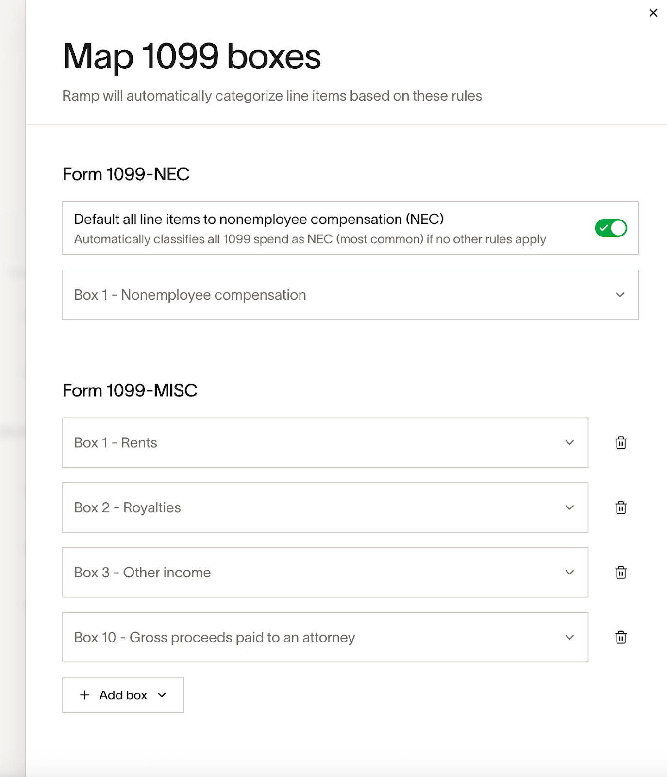 1099 Filing on Ramp – Ramp